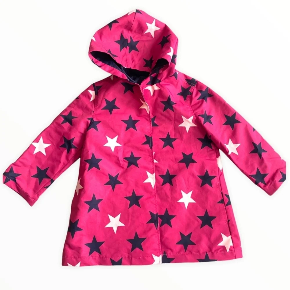 Gymboree Star Rain Jacket Size Medium 7/8